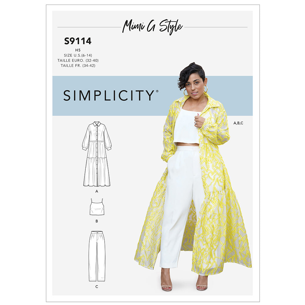 SIMPLICITY S9114 Misses' Mimi Sportswear