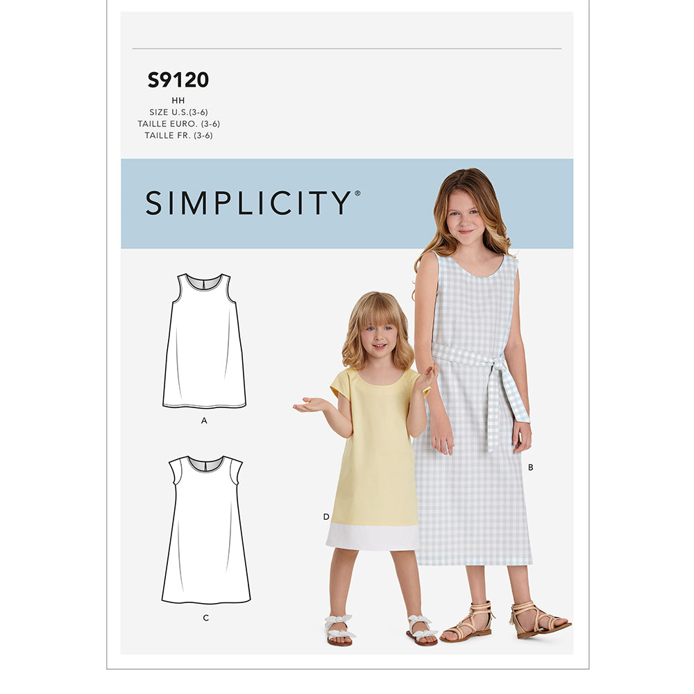 SIMPLICITY S9120 Children And Girls' Dress