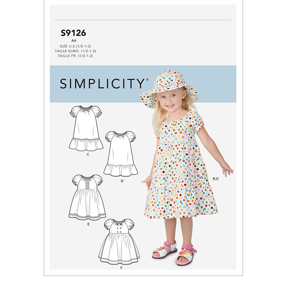 SIMPLICITY S9126 Toddler Dress