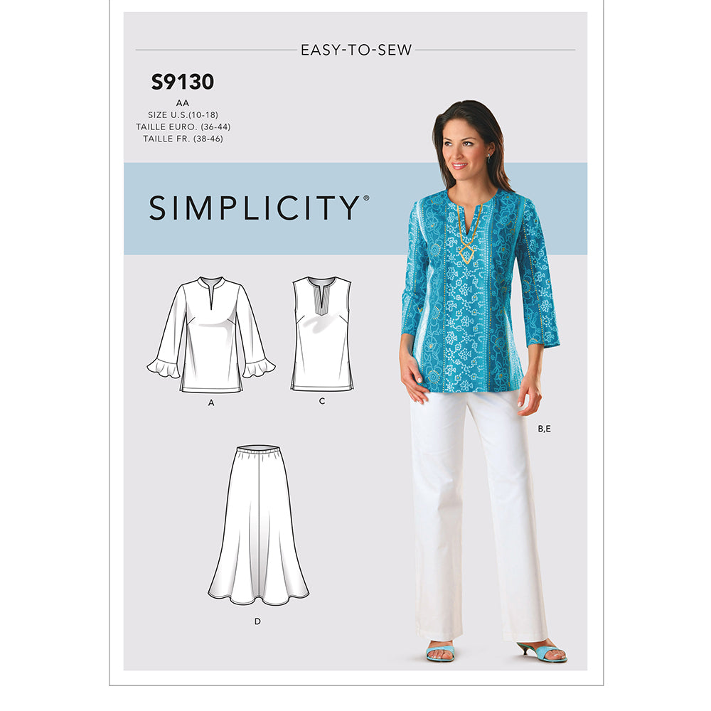 SIMPLICITY S9130 Misses' Plus Size Sportswear