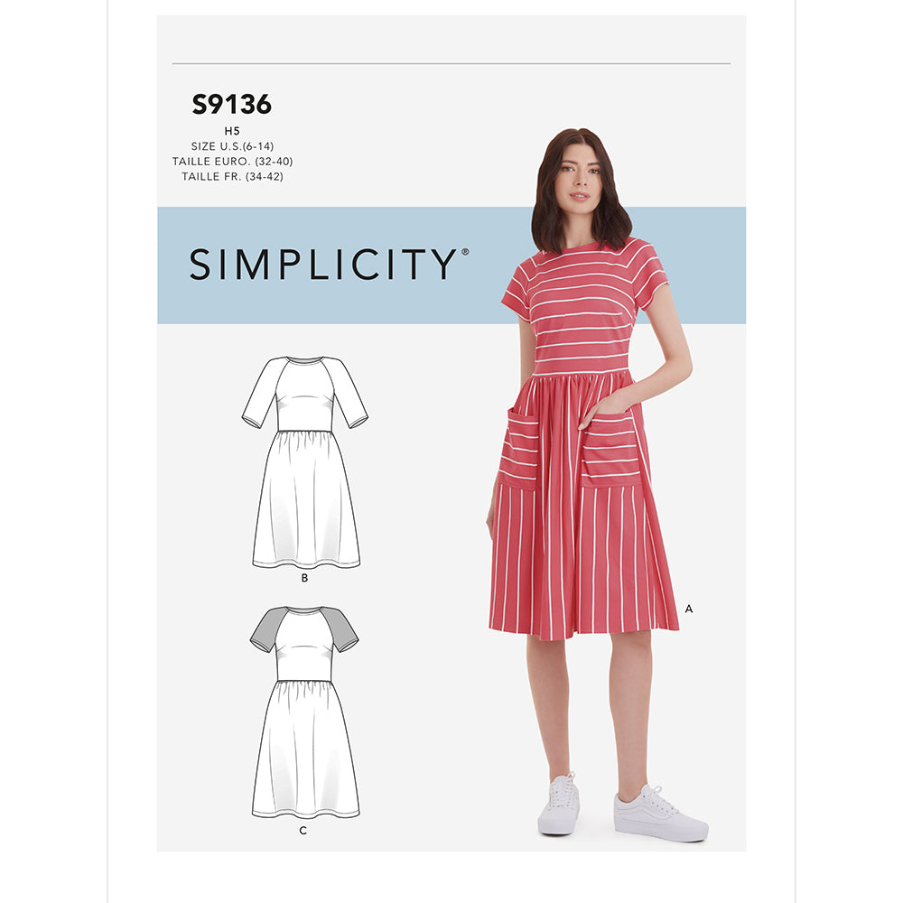 SIMPLICITY S9136 Misses' Dress