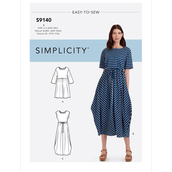 SIMPLICITY S9140 Misses' Dress
