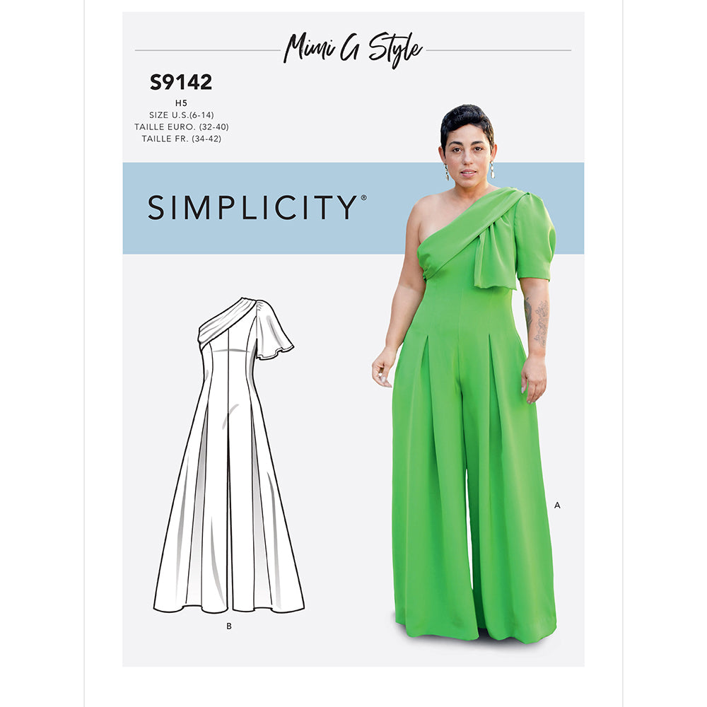 SIMPLICITY S9142 Misses' Jumpsuit Dress