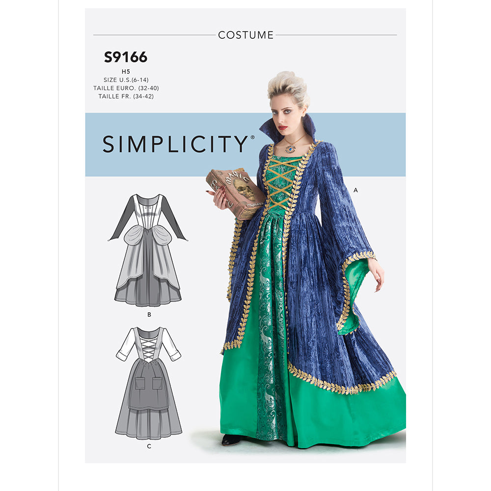 SIMPLICITY S9166 Misses' Costume