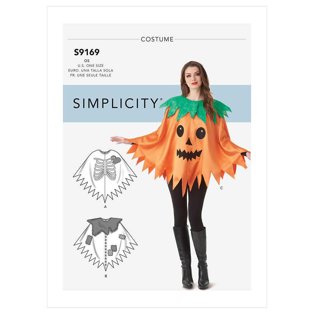 SIMPLICITY S9169 Misses' Character Poncho
