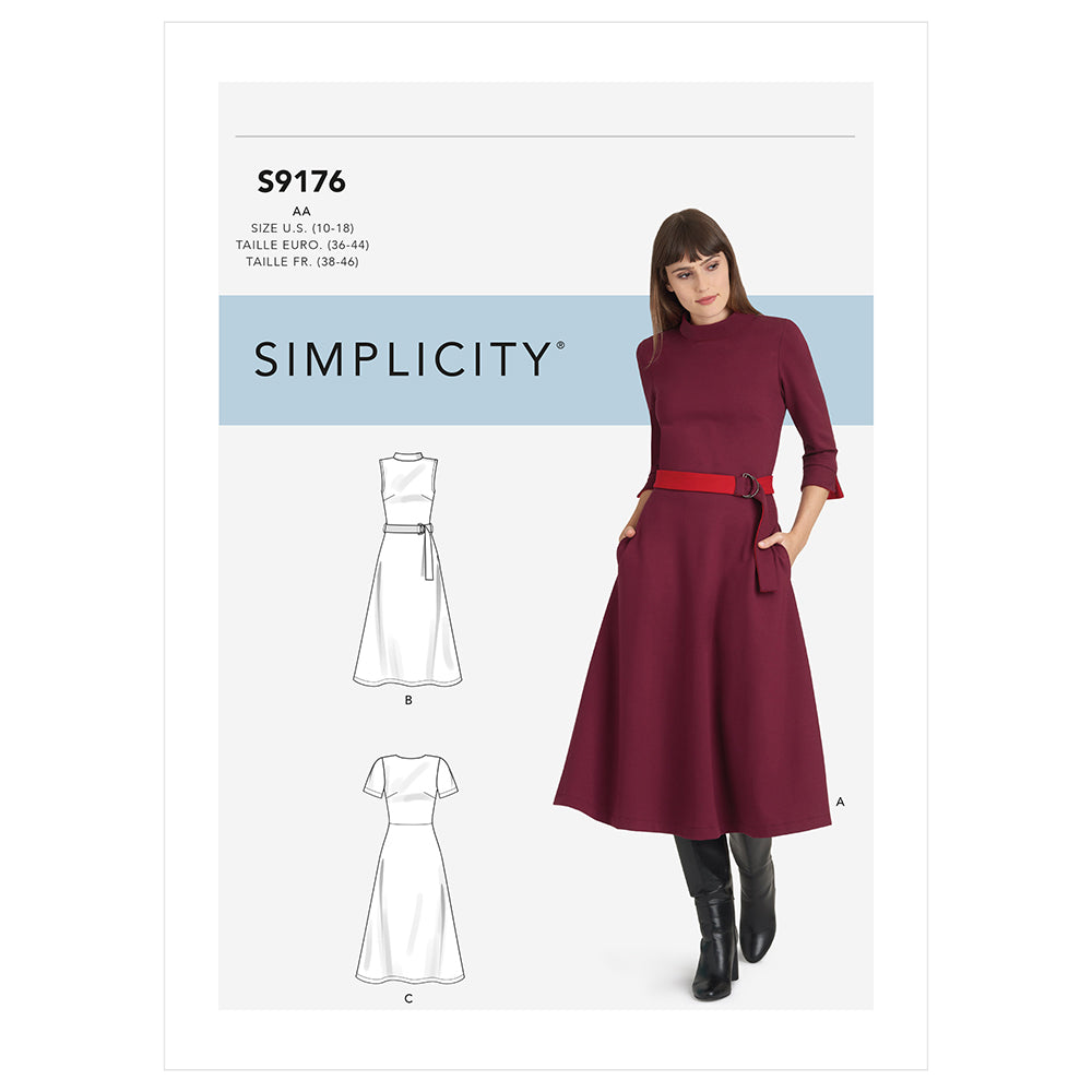 SIMPLICITY S9176 Misses And Women’s Dress