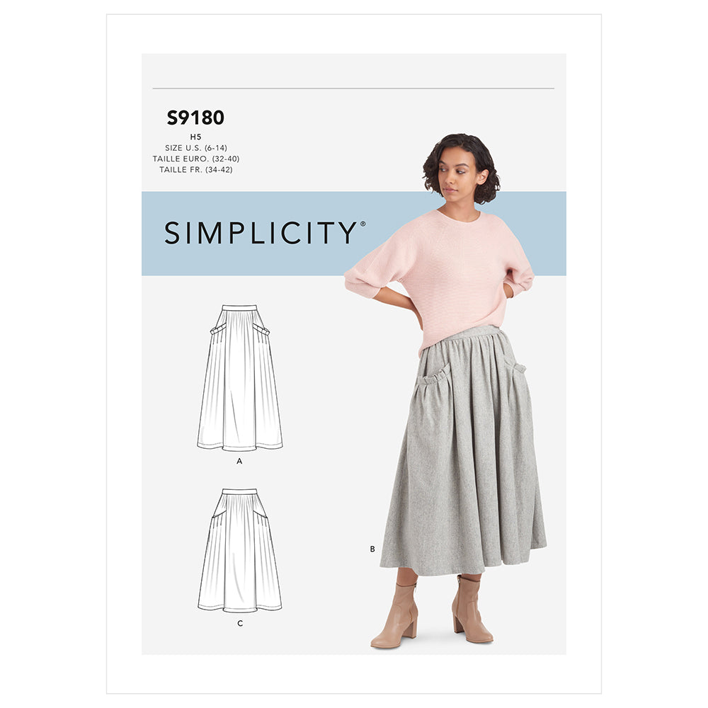 SIMPLICITY S9180 Misses' Skirts