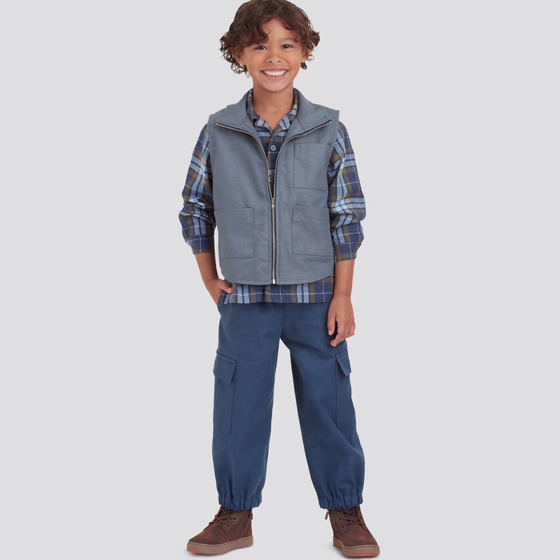 SIMPLICITY S9201 Vêtements Sport Pour Enfants Et Garçons
