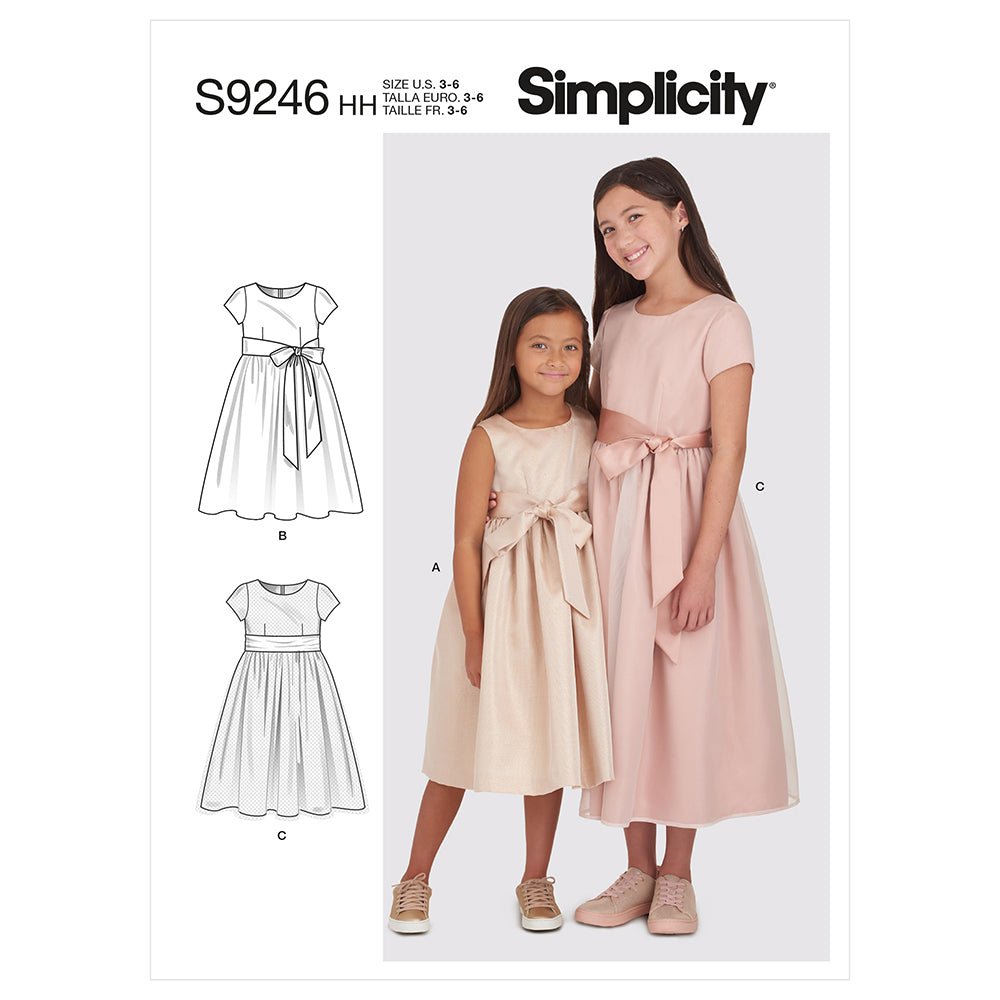 SIMPLICITY S9246 Children And Girls' Dress