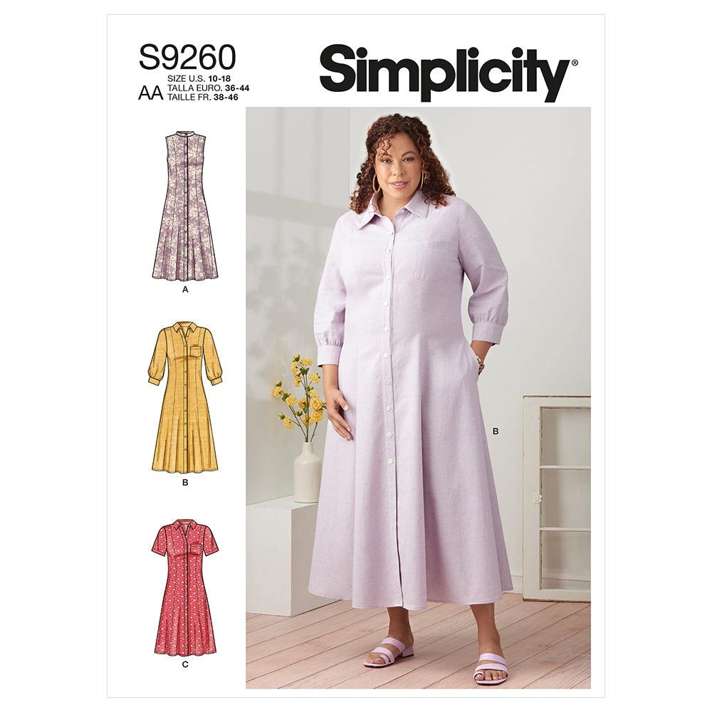 SIMPLICITY S9260 Misses And Women’s Dress