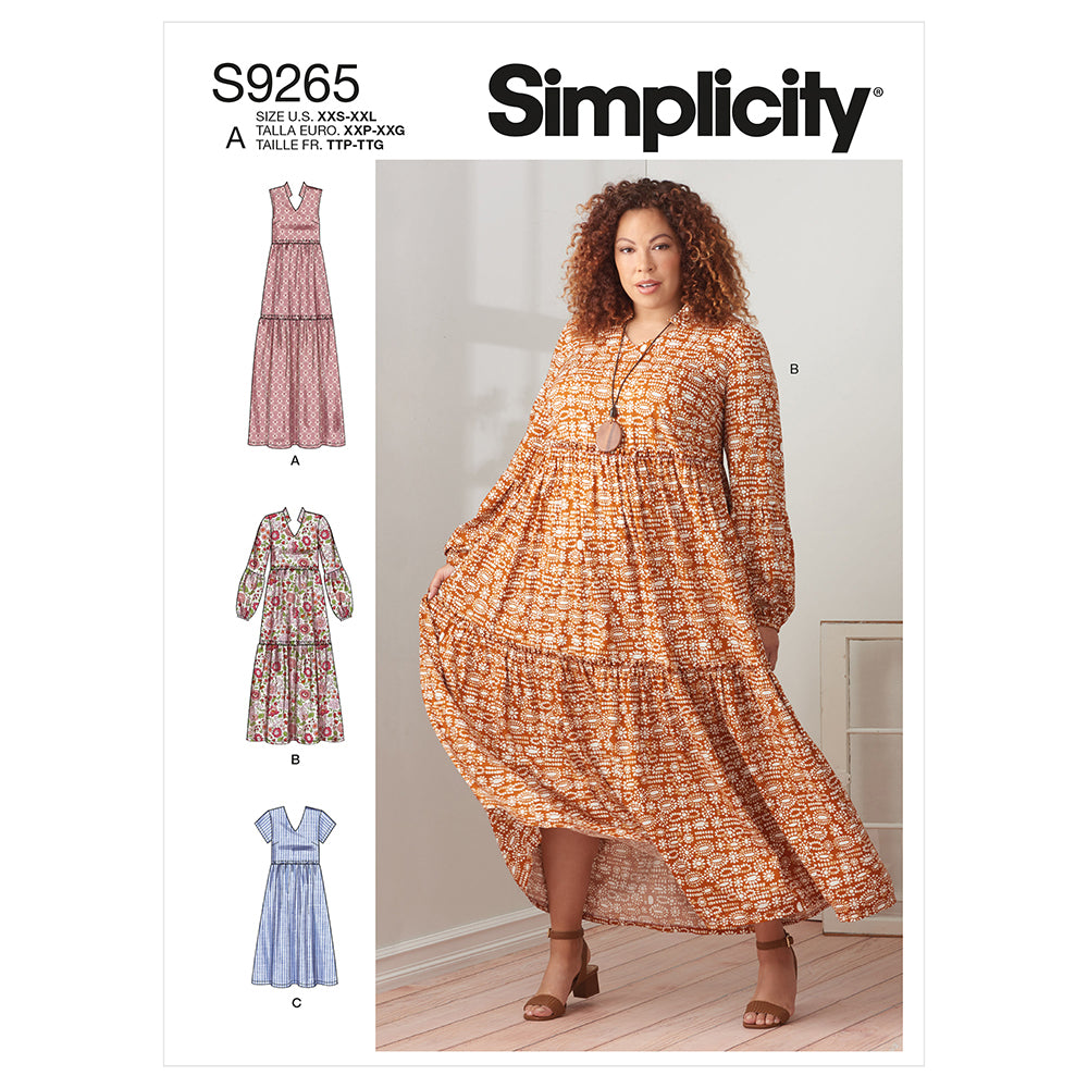 SIMPLICITY S9265 Misses And Women’s Dress