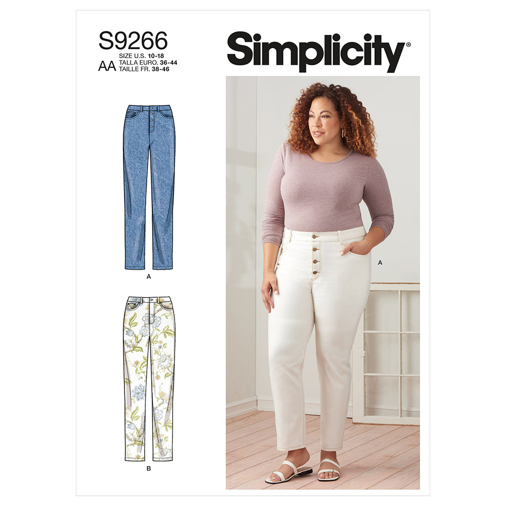SIMPLICITY S9266 Misses And Women’s Jeans