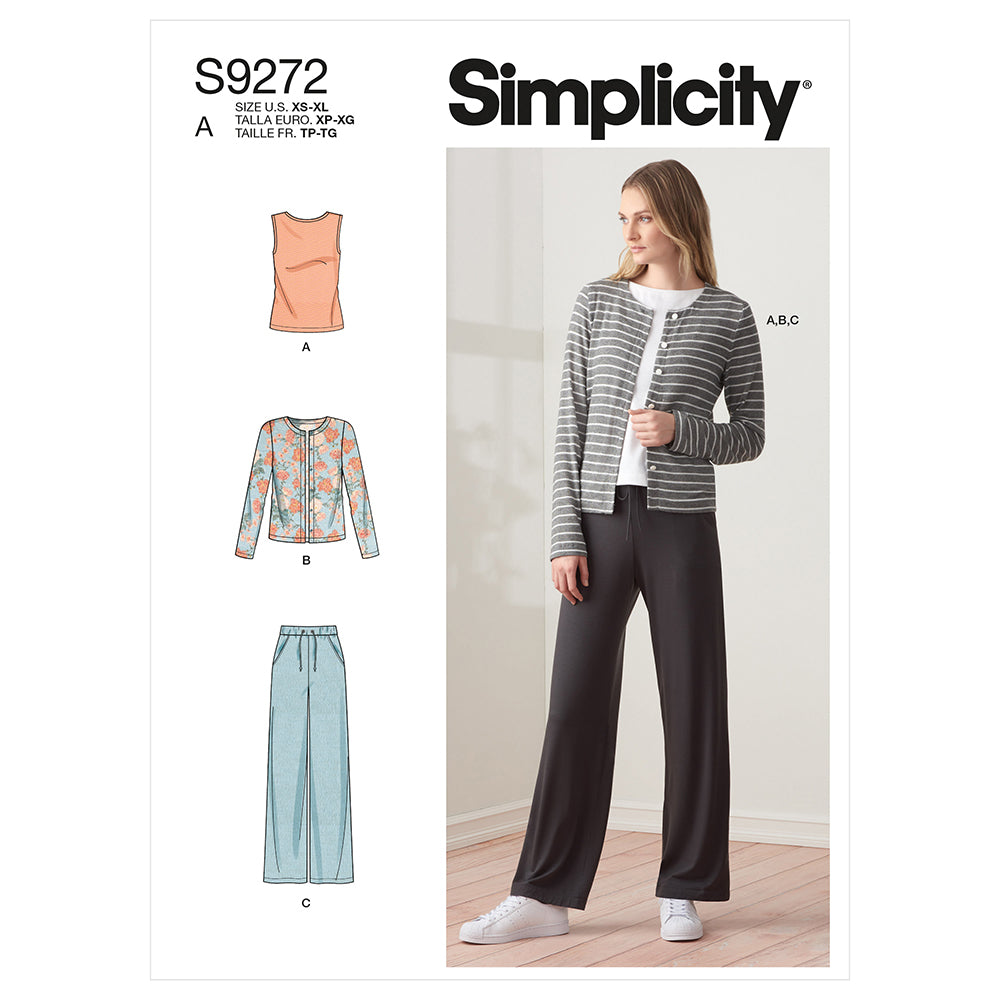 SIMPLICITY S9272 Misses' Top And Pants
