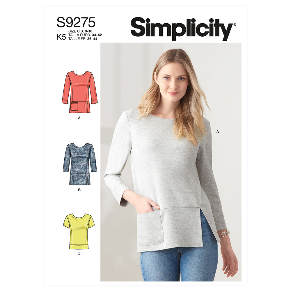 SIMPLICITY S9275 Misses' Knit Top