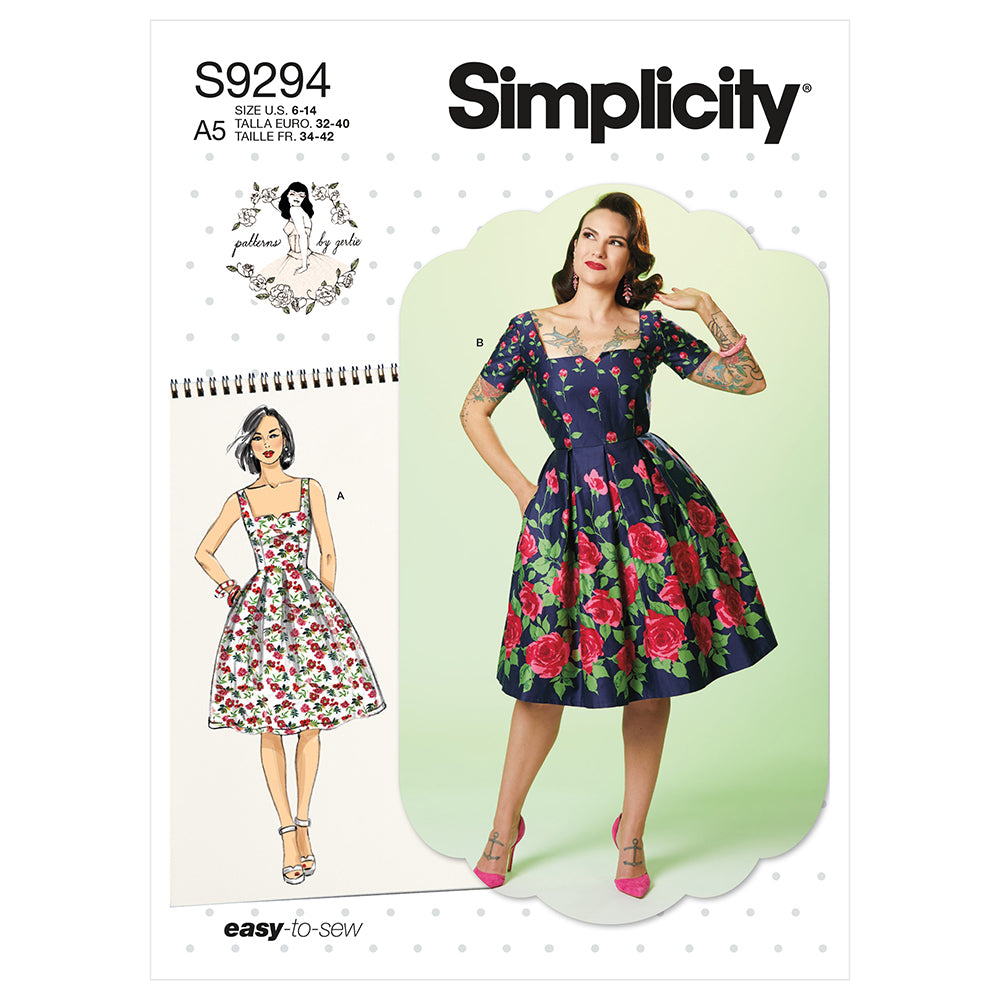 SIMPLICITY S9294 Misses' Dress