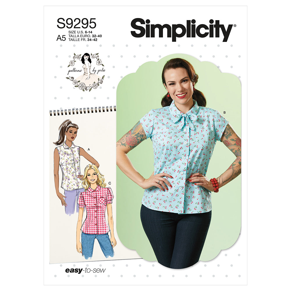 SIMPLICITY S9295 Misses' Top