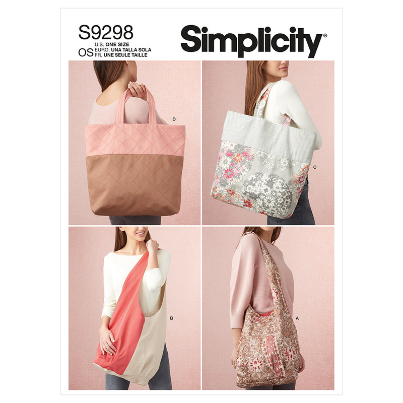 SIMPLICITY S9298 Market Tote Bags