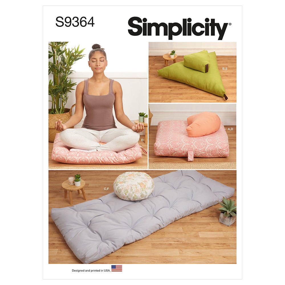 SIMPLICITY S9364 Meditation Cushions