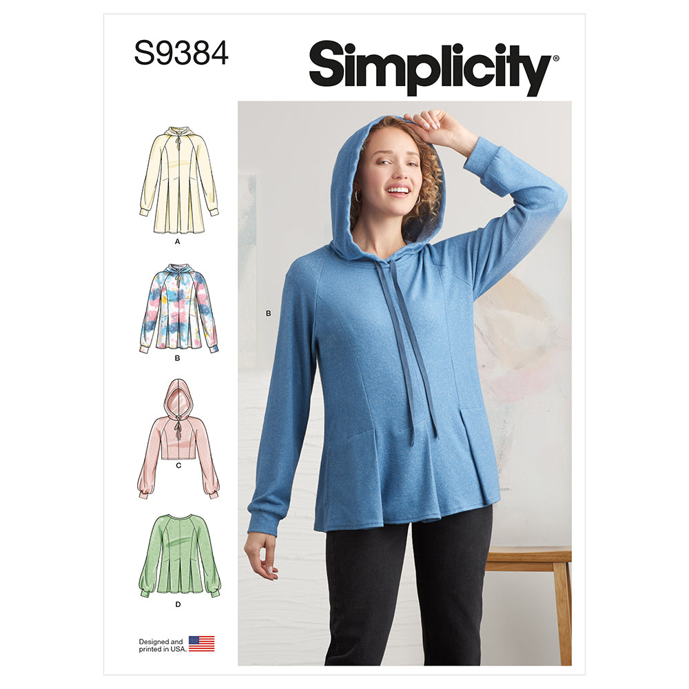 SIMPLICITY S9384 Misses' Sweatshirt