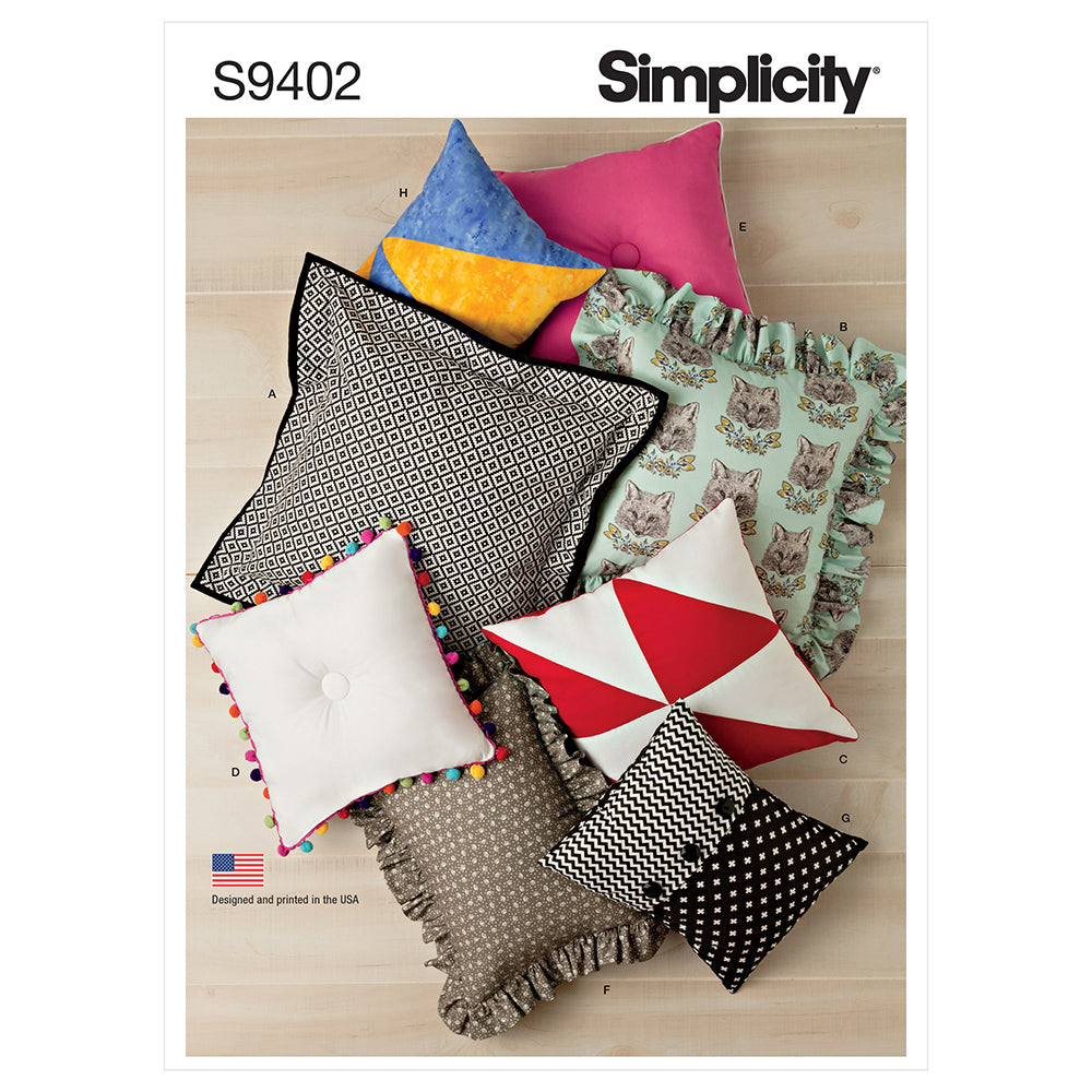 SIMPLICITY S9402 Easy Pillows