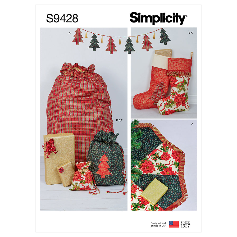 SIMPLICITY S9428 Holiday Decorating Accessories