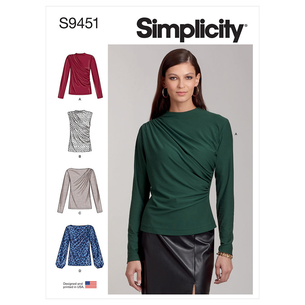 SIMPLICITY S9451 Misses' Knit Top