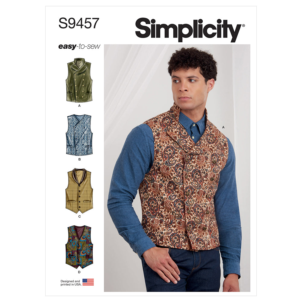 SIMPLICITY S9457 Men’s Vests