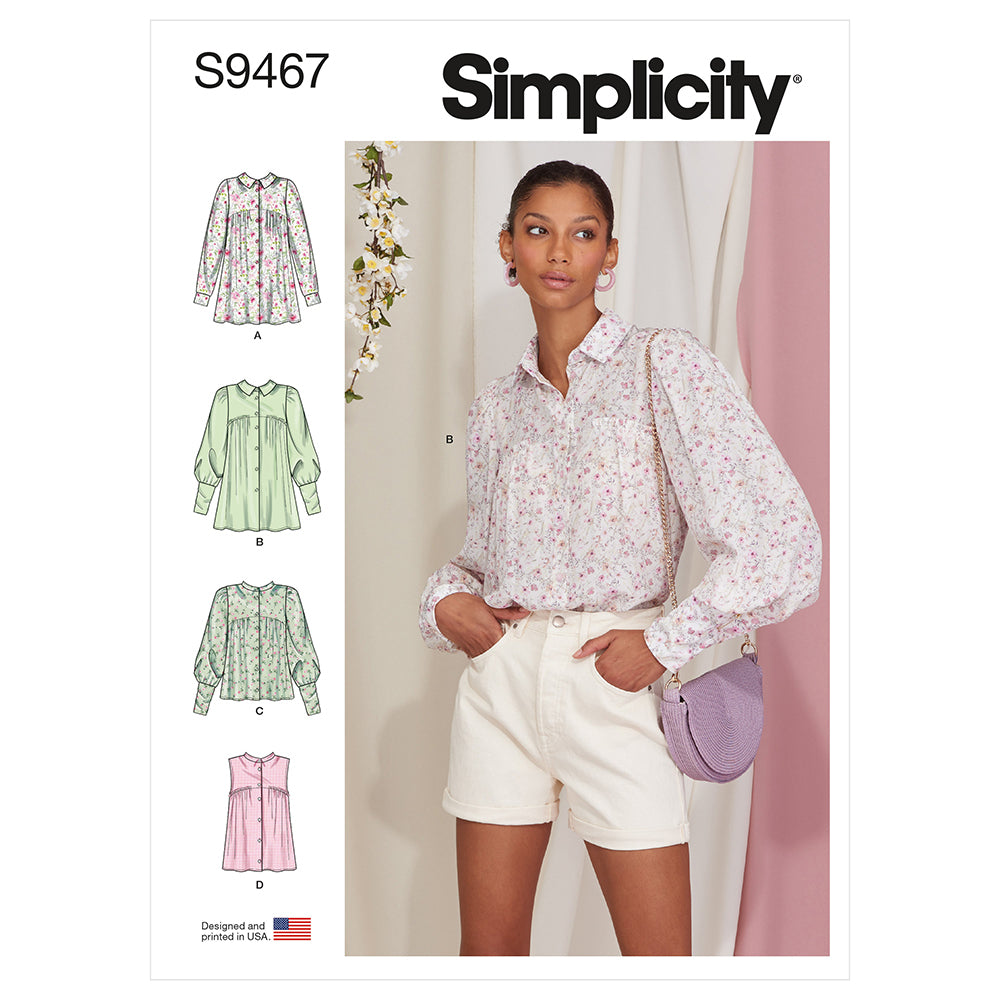 SIMPLICITY S9467 Misses' Top