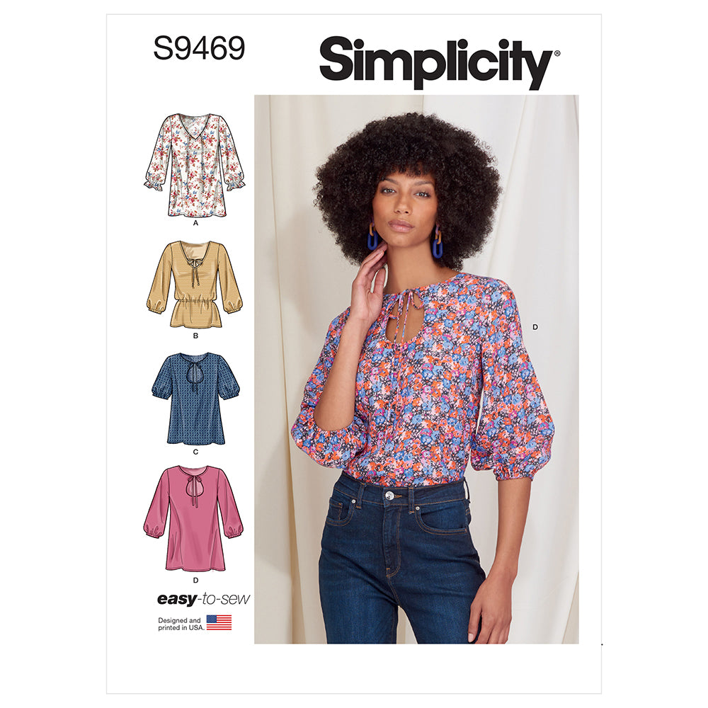 SIMPLICITY S9469 Misses' Top