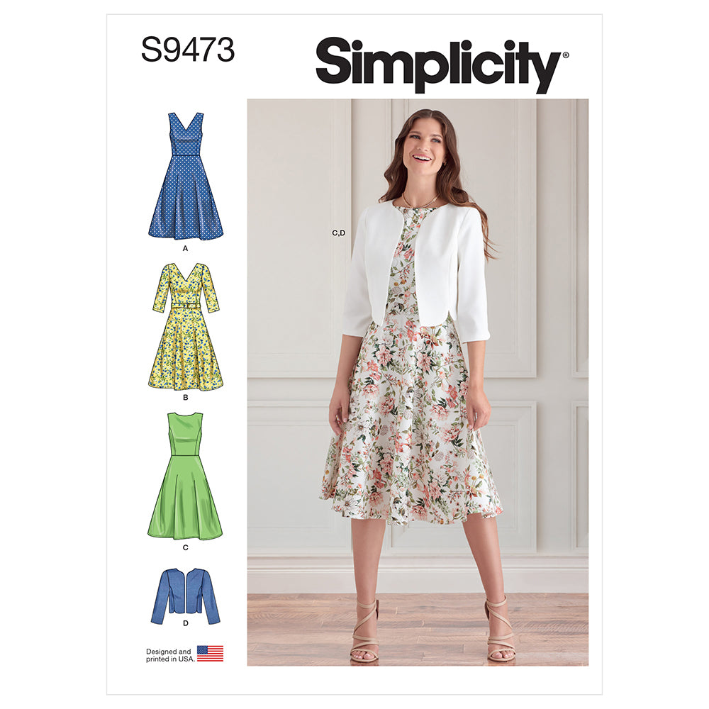 SIMPLICITY S9473 Misses' Dress And Jacket
