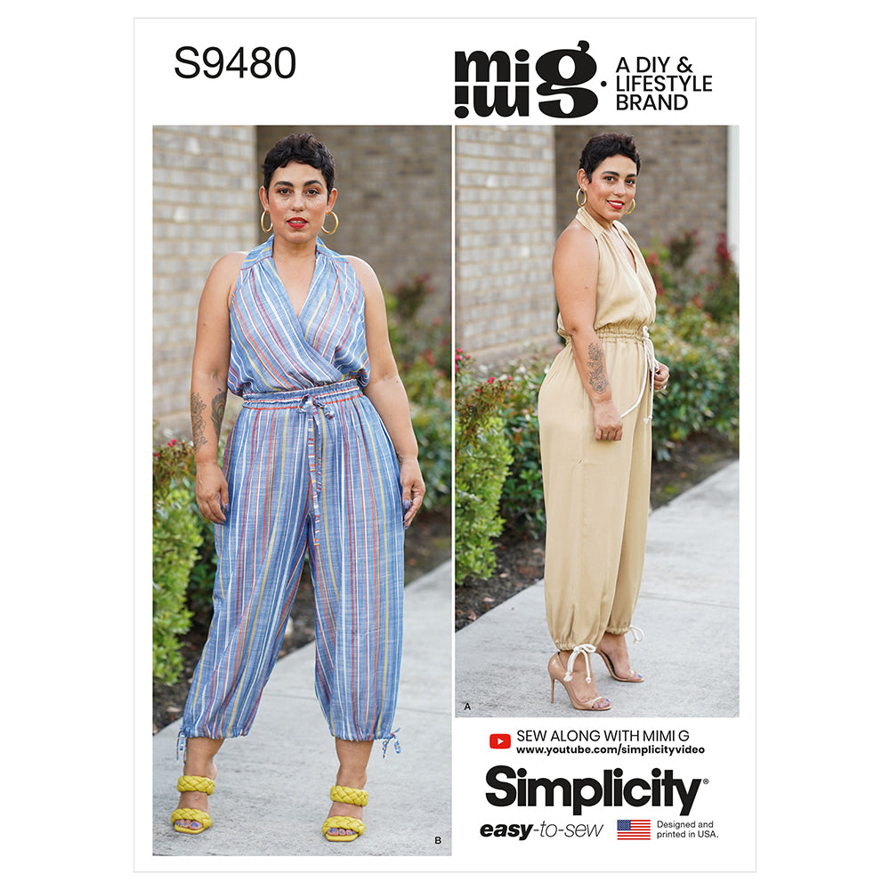 SIMPLICITY S9480 Misses' Jumpsuit
