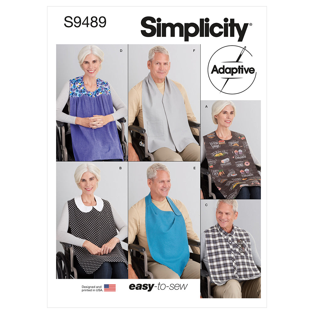 SIMPLICITY S9489 Adults' Bibs