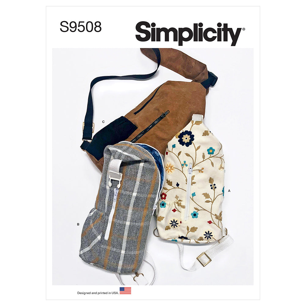 SIMPLICITY S9508 Sling Bags In Two Sizes