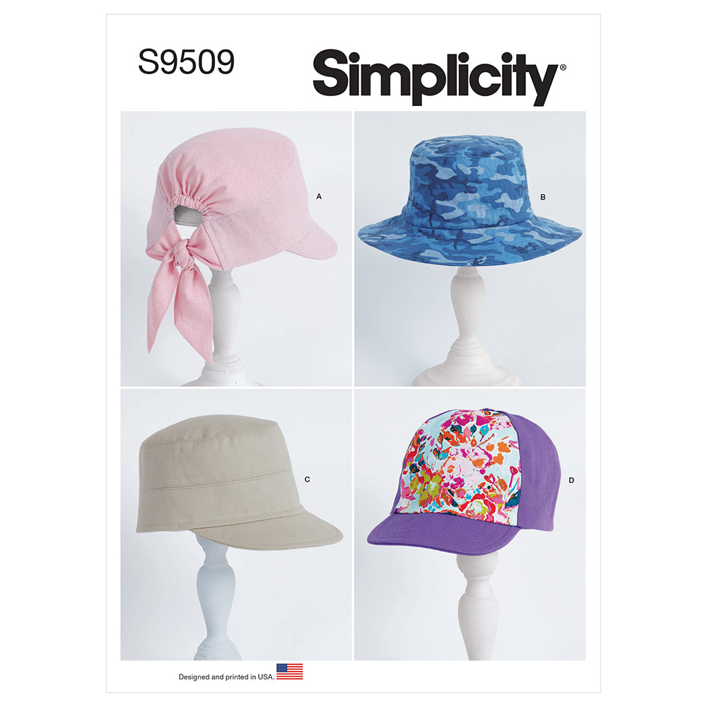 SIMPLICITY S9509 Adult And Children’s Hats