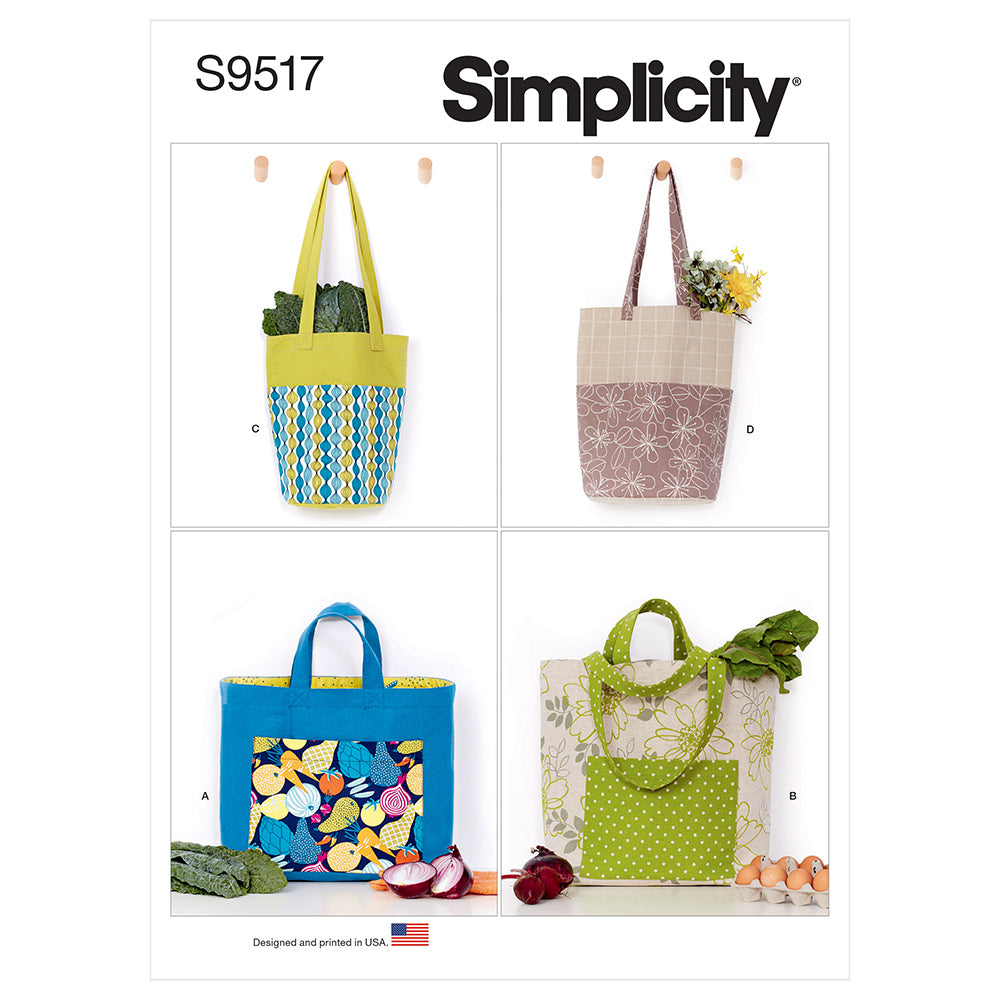 SIMPLICITY S9517 Shopping Bags