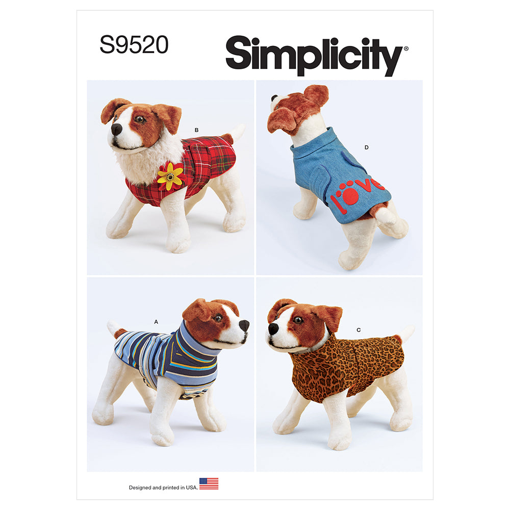 SIMPLICITY S9520 Dog Coats
