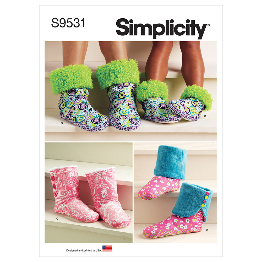 SIMPLICITY S9531 Slippers