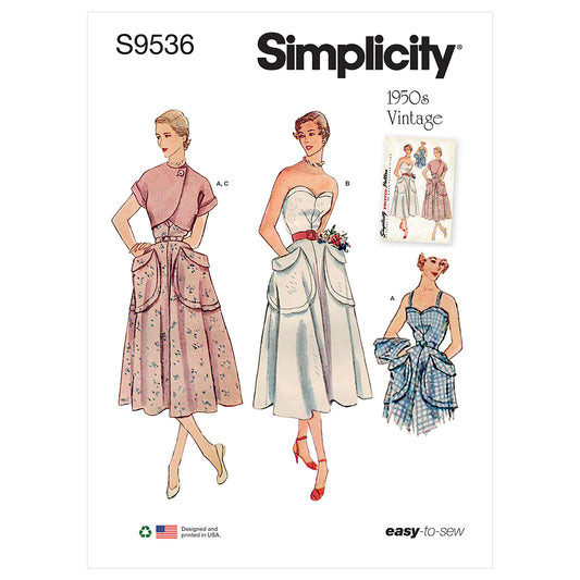 SIMPLICITY S9536 Misses' Sundress And Bolero