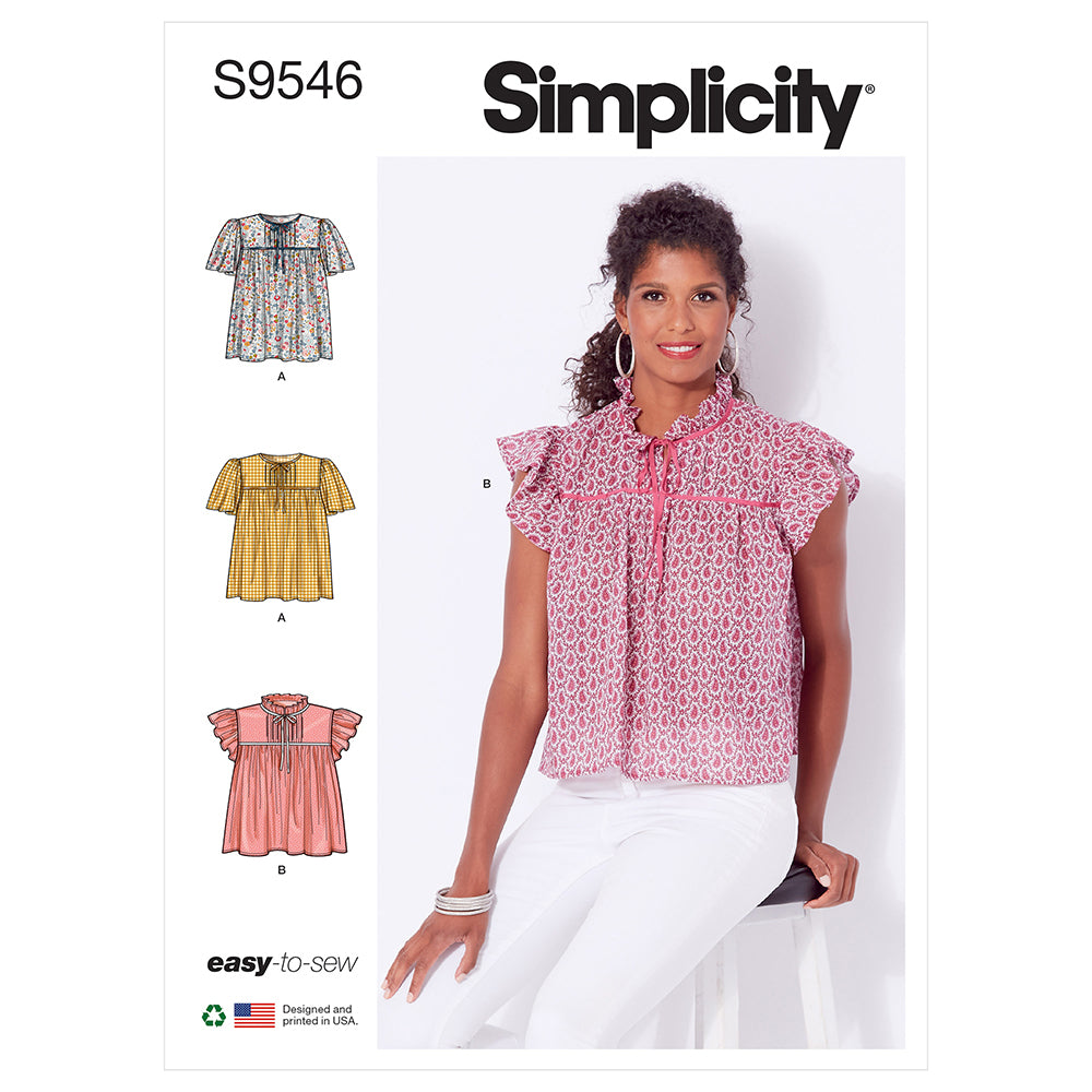 SIMPLICITY S9546 Misses' Top