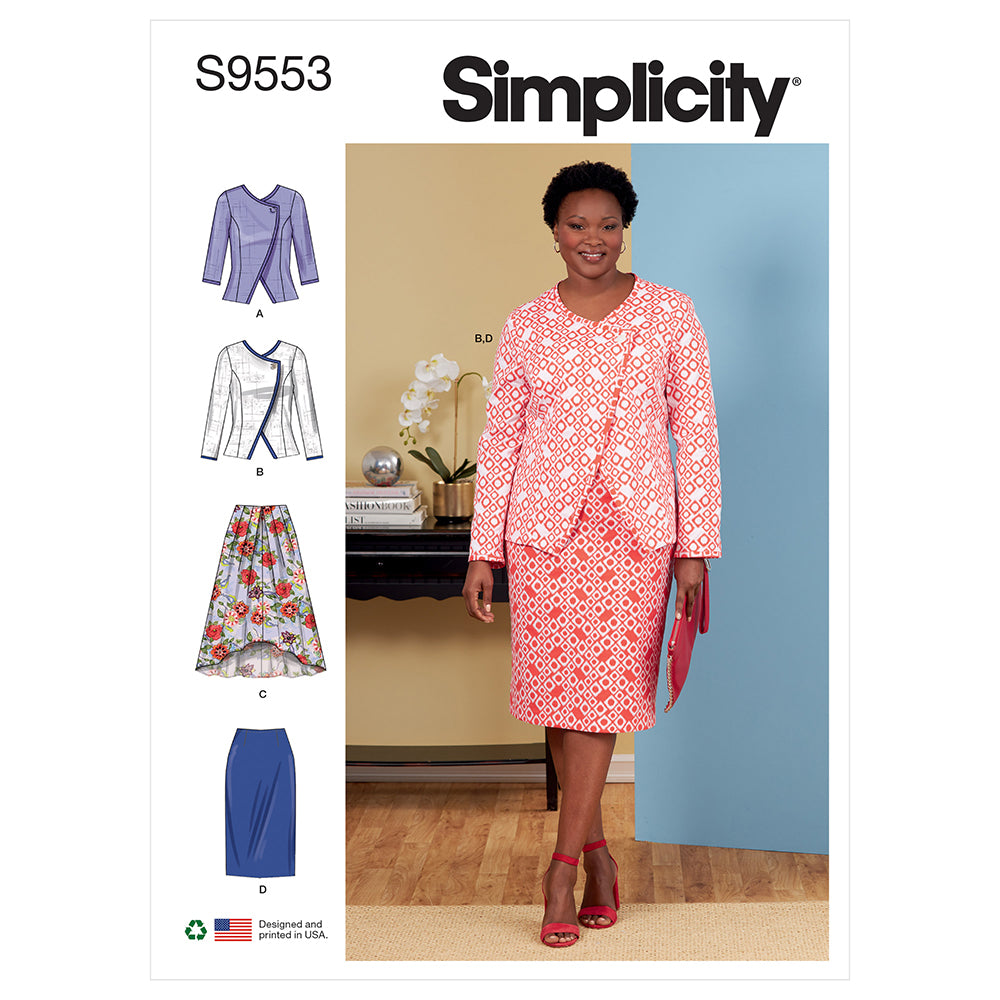 SIMPLICITY S9553 Women’s Jacket And Skirts