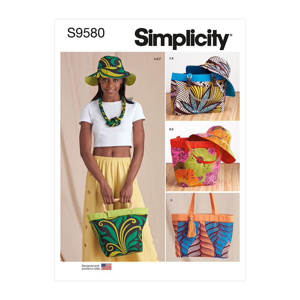 SIMPLICITY S9580 Bags, Hat, And Necklace