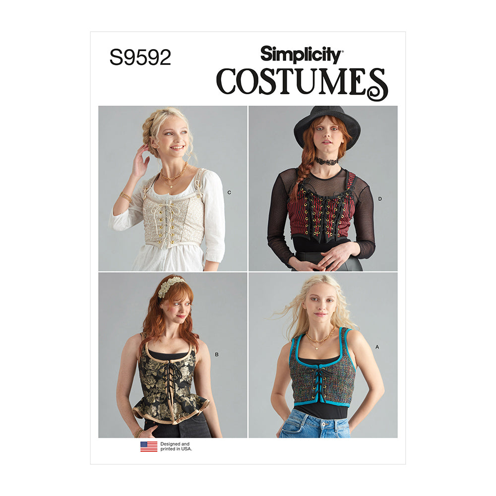SIMPLICITY S9592 Corsets Pour Femmes