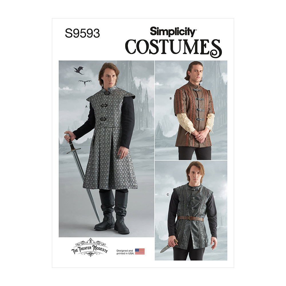 SIMPLICITY S9593 Men’s Coat, Jacket And Vest