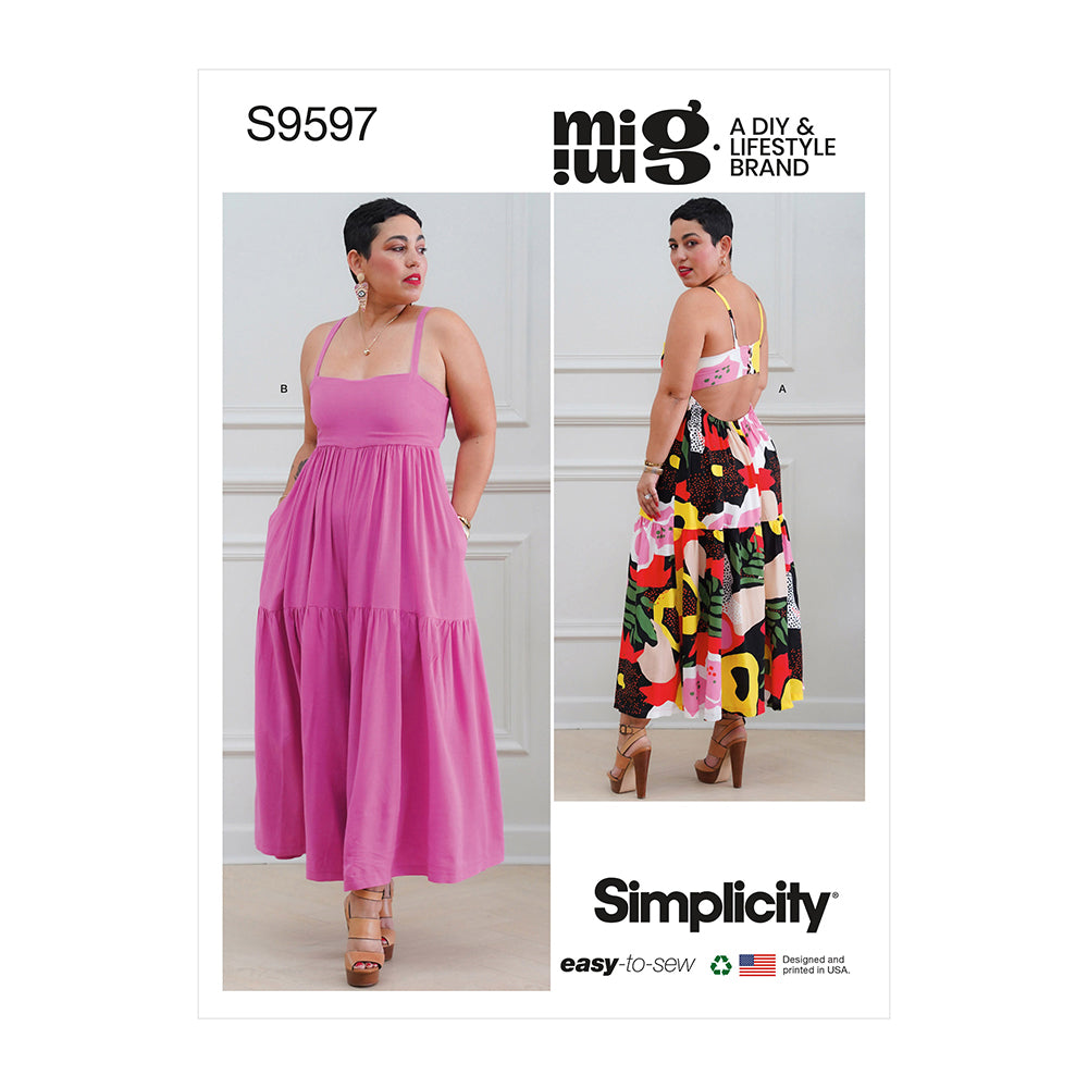 SIMPLICITY S9597 Misses' Dress And Jumpsuit By Mimi G