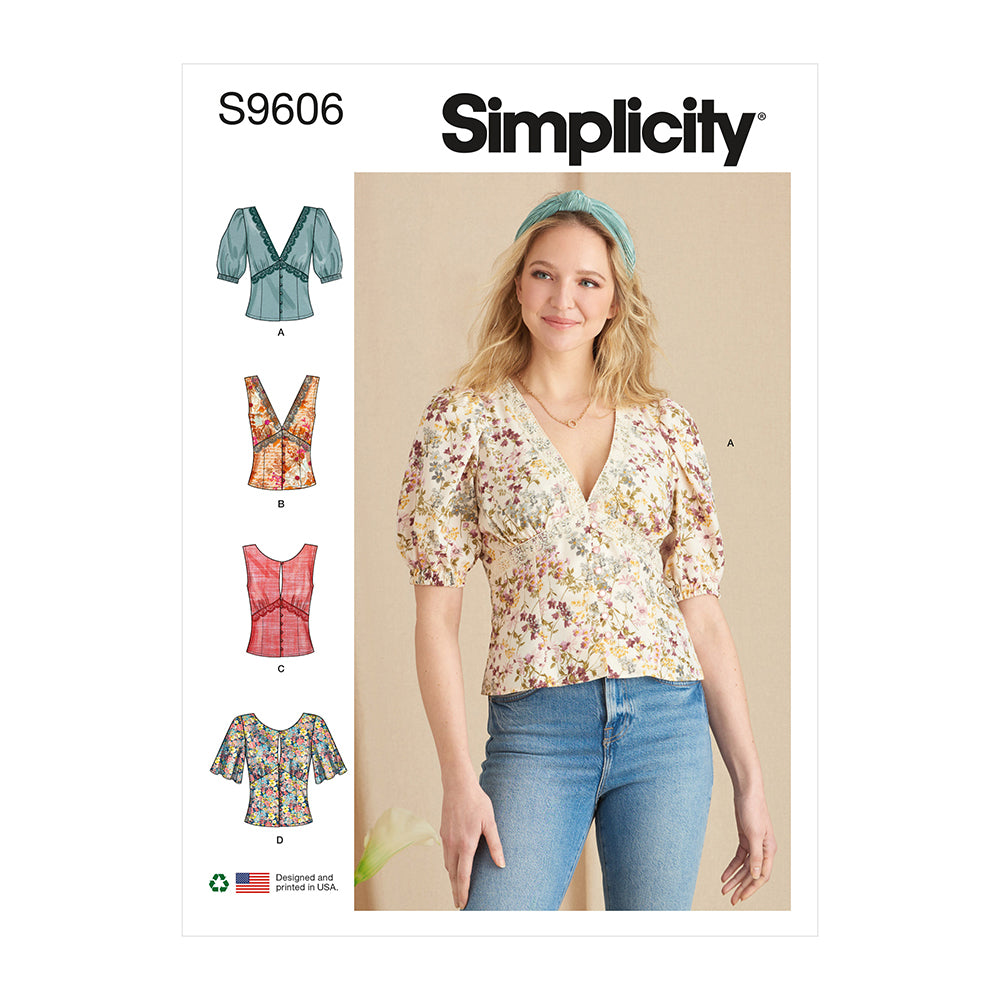 SIMPLICITY S9606 Misses' Blouse