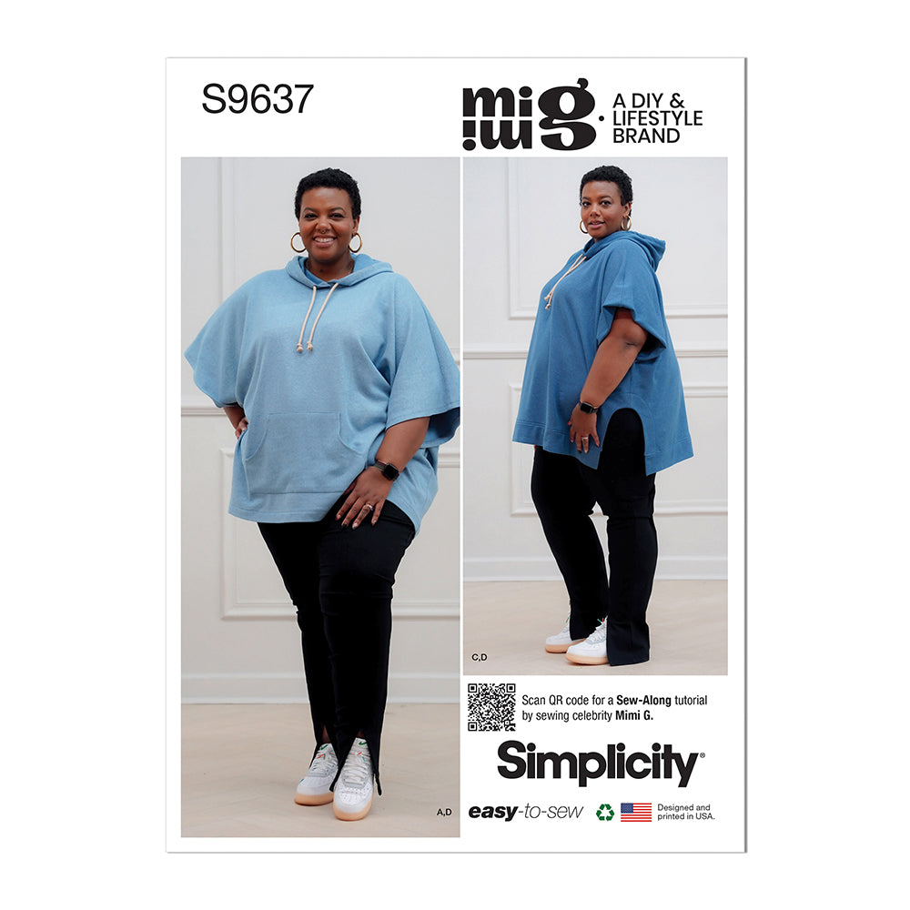 SIMPLICITY S9637 Women’s Hoodies And Leggings By Mimi G