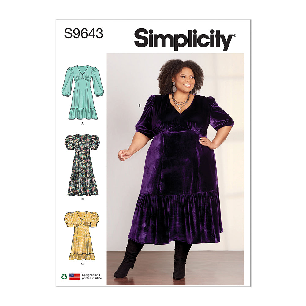 SIMPLICITY S9643 Women’s Dress