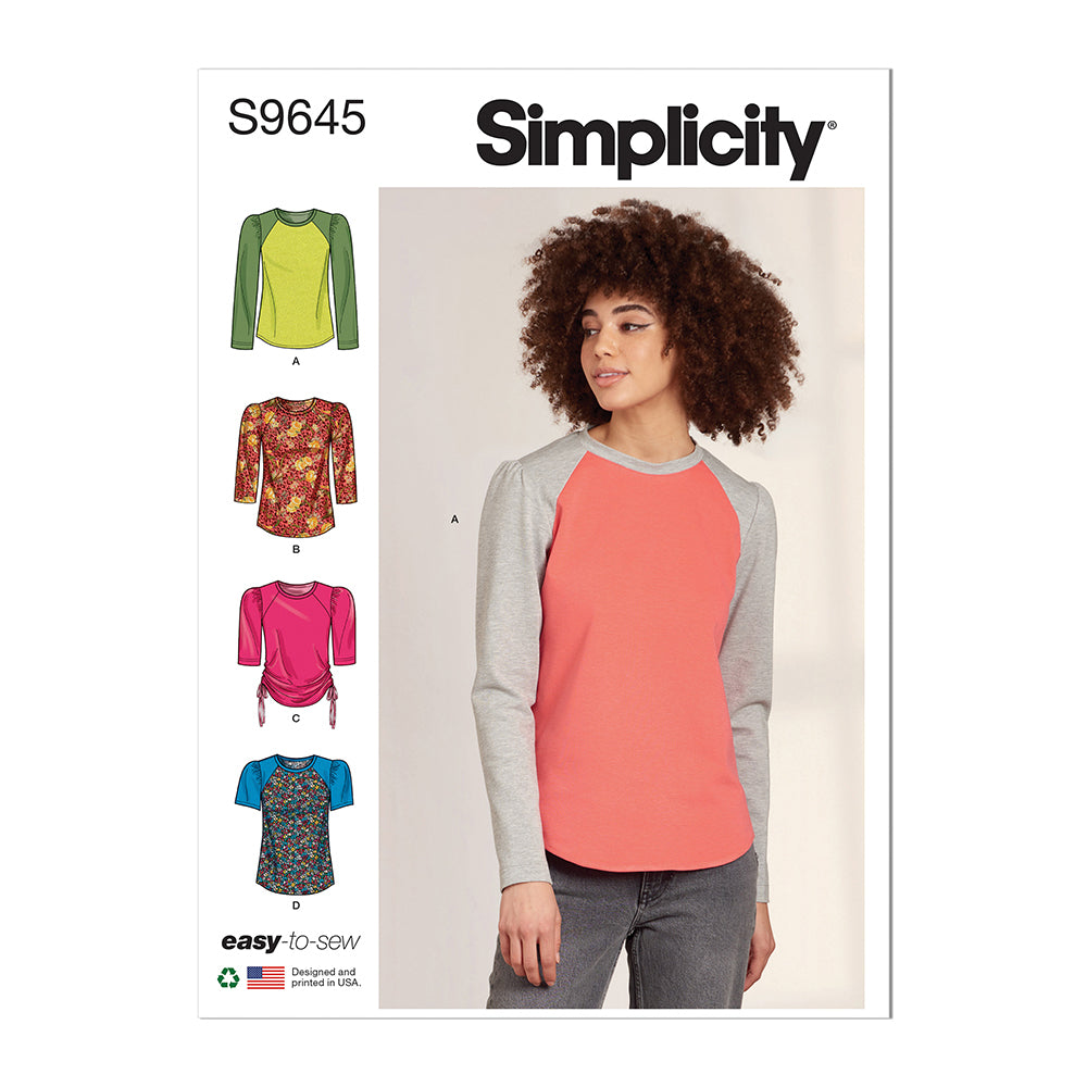 SIMPLICITY S9645 Misses' Knit Top