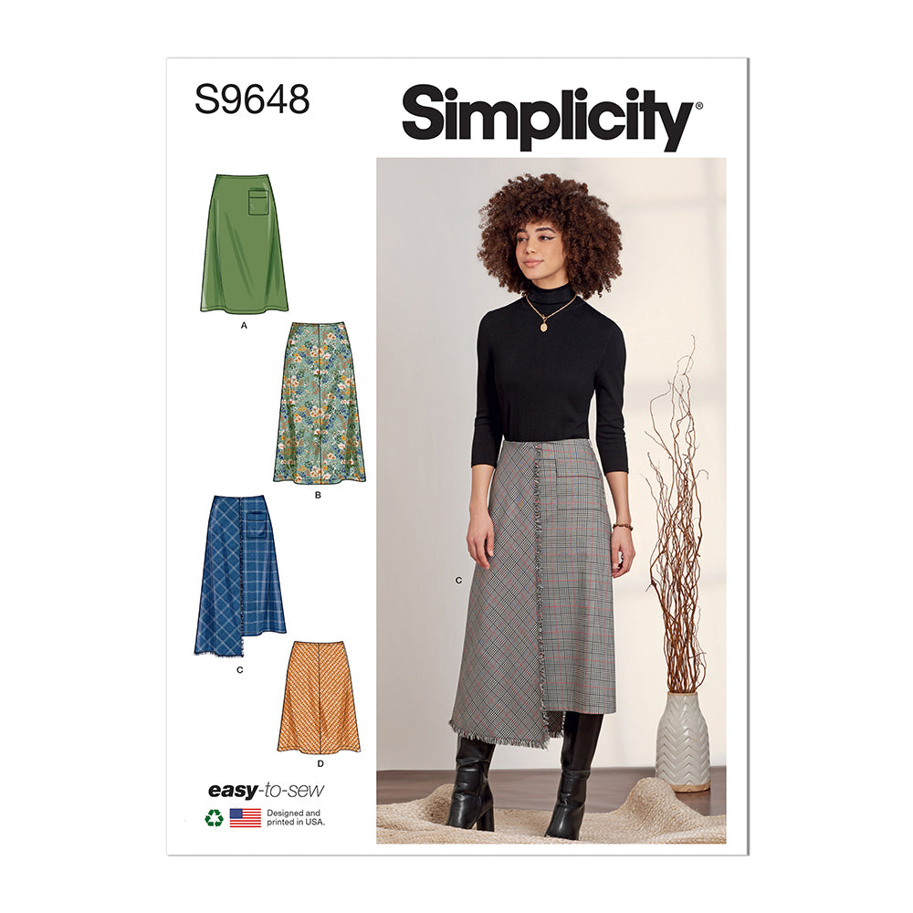 SIMPLICITY S9648 Misses' Skirts