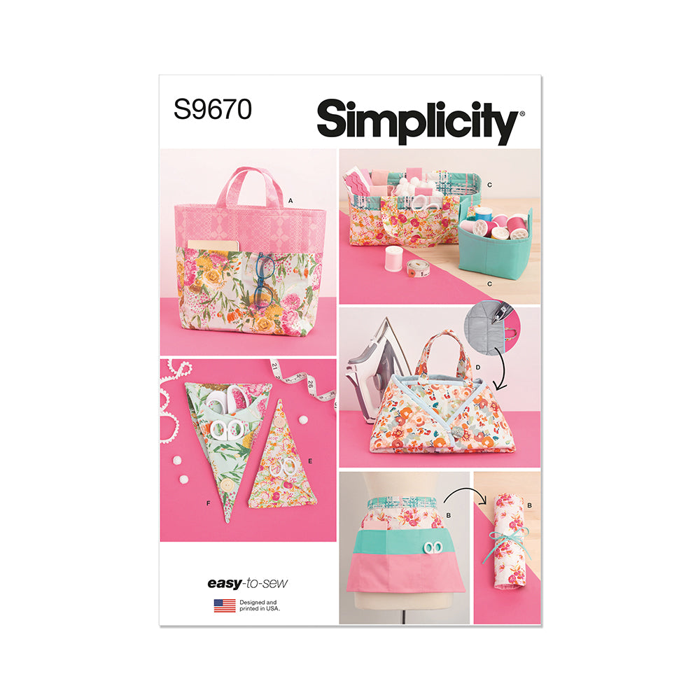 SIMPLICITY S9670 Sewing Room Accessories